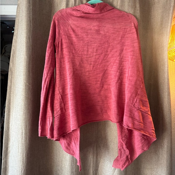 Moth Reddish Pink Open-Front Sweater - Picture 6 of 8